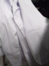 白大褂长袖男女医生护士工作服学生白大衣实验室食品加工厂白衣工装 长袖白大褂（松紧袖口） S/160建议90-115斤 实拍图