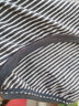 MUJI MUJI 女式 弹力天竺编织中腰短裤 内裤 FCE01A1A 深灰色条纹 M 实拍图