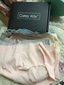 Carey Kay凉感冰丝内裤女一片式无痕三角裤防夹臀瑜伽健身专用抑菌裆短裤 粉+肤+蓝+灰紫 【波浪边】-共 4条 M 【适合100-115斤】准确需看腰围 实拍图