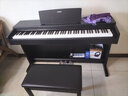 雅马哈（YAMAHA）电钢琴YDP105专业成年儿童初学者立式家用88键重锤钢琴电子钢琴 YDP-105B黑色+原装琴凳+全套配件 实拍图