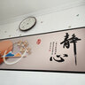 豪咖静心如意床头画卧室装饰画福运连连客厅挂画现代简约沙发墙自粘画 CT静心黑边 宽60长180厘米印框 实拍图