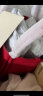 Songmont山下有松中号菜篮子包女时尚手拎水桶包大容量头层牛皮手提女包 开运红（新版锁扣） 实拍图
