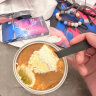 盒子实验室 三分糖系列【蜜桃乌龙】清爽低甜减卡！白桃果肉甜品铁罐蛋糕 实拍图