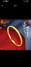 中国黄金（CHINA GOLD） 黄金手镯女四叶草拉花金镯子足金送妈妈女朋友老婆新年礼物 【四叶草】60圈口 约：5.25g 实拍图