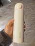 德琅（DELANG）品牌保温杯不锈钢水杯车载男女弹跳杯办公水杯随手杯304不锈钢 DL8107-500ml弹跳杯-象牙白 实拍图