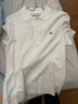 LACOSTE法国鳄鱼男装经典商务休闲纯色翻领Polo衫|PH7937 001/白色 S 3 实拍图