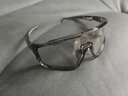 GUB 8000炫彩变色骑行眼镜防风日夜两用风镜男女公路自行车装备 TR水晶灰-透明变色片 实拍图