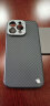 耐尔金 适用苹果iPhone15ProMax手机壳磁吸 碳纤维镜头全包防摔支架壳金属镜框简约薄高端保护套纤极黑色 晒单实拍图