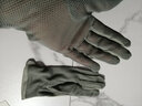 雪伦姿 防晒手套女冰丝防紫外线夏季遮阳薄款户外驾车网眼触屏露指手套 B经典款-简约灰 实拍图