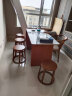 穗驰家具（SUICHI）小户型简约现代茶台办公室是阳台茶桌椅组合新中式岩板泡茶桌 130*70*75茶桌 晒单实拍图