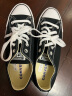 匡威（Converse）CONVERSE匡威官方All Star经典款低帮复古帆布鞋男女休闲鞋101001 101001/黑色 41.5/8 实拍图