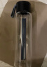 乐扣乐扣耐热玻璃水杯 便携时尚玻璃水瓶杯子 500ml 灰色 LLG659GRY-PR  实拍图