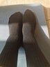 新款秋冬中长筒瑜伽袜长款普拉提袜子全包女士毛圈加绒厚胶印亮片保暖防滑 黑色+防滑+厚胶印亮片 实拍图