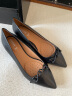 GEOX杰欧适款女鞋日常时尚简约舒适芭蕾舞鞋D359BE 黑色C9999 38 晒单实拍图