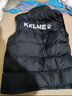 卡尔美（KELME）秋冬运动棉衣男足球训练棉马甲休闲保暖防寒背心棉服棉袄 3891412黑色 M 实拍图