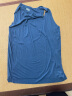 FitonTon2件装莫代尔男士背心夏季冰丝打底汗衫运动跨栏无痕无袖老头衫蓝2 晒单实拍图