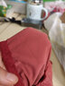 俏曼芬无肩带文胸防滑聚拢小胸显大内衣女薄款无钢圈性感套装抹胸裹胸罩 砖红色套装（配内裤） M 34/75(AB通杯约2CM) 实拍图