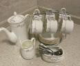 Mongdio 欧式陶瓷咖啡杯套装小精致简约家用拿铁杯 挂耳美式杯碟带架子 金边6件套-套头 套装 实拍图