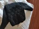 名创优品（MINISO）棉衣男款2026新款冬季菱格外套情侣防寒服轻薄保暖内胆百搭棉服男 【无领棉服】黑色(纯色) M 170(体重100-120斤) 实拍图