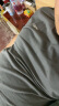 卡帝乐鳄鱼（CARTELO）短袖男纯棉春夏季短袖T恤男士休闲上衣打底衫 深灰色 3XL 晒单实拍图