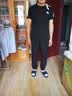 阿迪达斯（adidas）男薄绒运动套装 秋季户外跑步健身训练服梭织连帽风衣直筒长裤 黑色夹克外套+黑直筒裤/简约两件套 M/175 实拍图
