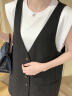 MO&Co.西装裙马甲宽肩T恤裙连衣裙小众气质设计感裙子 黑色 M/165 晒单实拍图