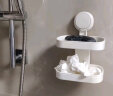 太力肥皂盒壁挂式香皂盒免打孔浴室卫生间吸盘置物架可沥水双层1个 晒单实拍图