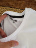 班尼路（Baleno）新疆棉T恤男 夏季圆领短袖上衣宽松打底衫男情侣款 88902284 01W M 实拍图