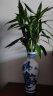 意凡 景德镇陶瓷器花瓶客厅摆件 插花器富贵竹 现代中式家居装饰品 青花山水鱼尾瓶 实拍图