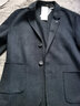 罗蒙双面呢羊毛西服男休闲西装外套单西修身双面尼毛呢大衣男西装上衣 实拍图