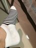 纽奈袜子男短袜男士5双装春夏季浅口防滑隐形袜子纯色薄款船袜透气防臭吸汗低帮棉袜 N0171日系复古P款 实拍图