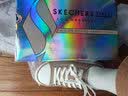 斯凯奇（Skechers）女鞋经典百搭帆布鞋厚底增高休闲鞋软底舒适透气板鞋户外鞋177435 实拍图