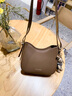 viney牛皮马鞍包包女包新款斜挎包品牌单肩生日礼物送女友老婆 【咖色】高级感实用腋下包 轻奢百搭时尚休闲水桶包 实拍图