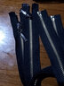 长科5号金属铜拉链外套衣服羽绒服长款开尾黑色拉锁条包包拉链头配件 真铜 黑色60cm 1条 实拍图