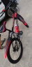 XBEIER变速山地车自行车儿童山地车赛车男女式中小学生单车碟刹山地车 单速碟刹黑红礼包 22寸适合身高140-160厘米 实拍图