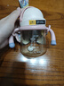 babycare小企鹅学饮杯 儿童吸管式水杯 儿童防漏防摔带手柄喝奶瓶含重力球 240ml莱莎粉-PPSU+背带 实拍图