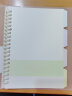 文谷(Wengu)a5活页本笔记本子记事本可拆卸活页夹20孔60张横线内芯四色索引分隔页 黄色B17-A5/A 晒单实拍图