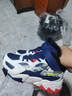 361°儿童棉鞋25冬男女童3-14岁加绒保暖革面户外运动鞋 蓝33 实拍图