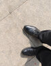 森达正装鞋男商场同款牛皮上班商务皮鞋男士婚鞋1ED01DM2 黑色 42 晒单实拍图