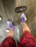 艾弗森篮球鞋男低帮潮流时尚中学生青年比赛增高耐磨透气运动鞋女PWA315 雾紫 40 晒单实拍图