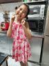 羽克（Yuke）儿童泳衣女孩连体2026新款女童速干游泳衣中大童宝宝可爱洋气泳装 粉色草莓【独立平角底裤】 3XL【建议身高130—140cm】 实拍图