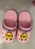 B.Duck小黄鸭童鞋男女童凉拖鞋夏季新款儿童透气休闲洞洞鞋女 935粉色 24 码内长约160mm 实拍图