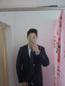 花花公子西服男休闲西装男士西服套装外套伴郎新郎商务休闲正装衣服三件套 二扣黑色西服+西裤+衬衫 3XL 实拍图
