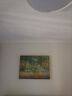 画大芬客厅装饰画大芬油画村世界名画梵高风景油画卧室壁画餐厅挂画美式 莫奈《花园里的艺术之家》 横版60*80cm x 晶瓷铝合金框 实拍图