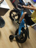 凤凰儿童自行车镁合金碟刹小孩单车男孩宝宝脚踏车3-8岁公主款童车 蓝色（悍马轮) 14寸 晒单实拍图