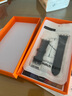 MSSM适用苹果手表表带apple watch爱马仕款iwatch S11小牛皮真皮表带ultra3/S10/9/Se3商务表带 深蓝色 实拍图