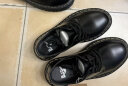 马丁（DR.MARTENS）春夏1461 新中式时尚休闲光面皮黑色男女3孔马丁单鞋 黑色 38 实拍图