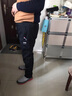 JEEPSPIRIT吉普休闲裤男装春秋季薄款棉质直筒长裤大码工装裤子男装 黑色-直筒（薄款） XL （建议115-130斤） 实拍图