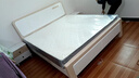 实盛美 床 实木床轻奢双人床现代简约高箱储物床婚床 床+天丝乳胶床垫+2柜 1.8米*2.0米框架款 实拍图