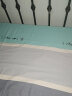 艾薇（AVIVI）老粗布床单加厚粗布凉席双人床单单件 爱心条绿230*250cm 实拍图